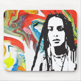 Plena Punk Puerto Rican Art Mousepad