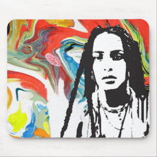 Plena Punk Puerto Rican Art Mousepad