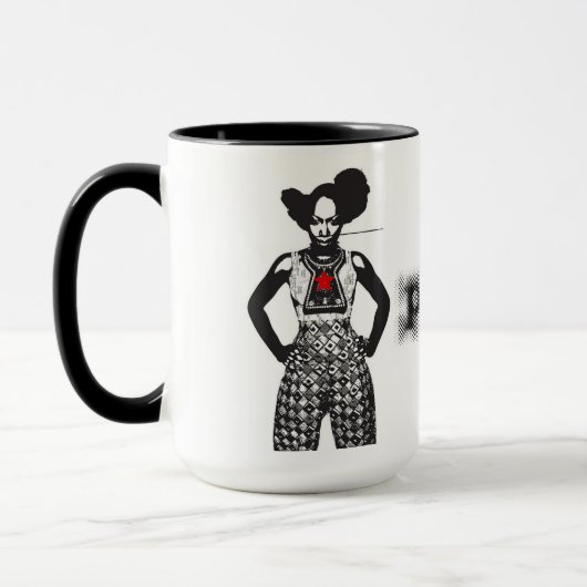 Plena Punk Puerto Rican Art Tasse (Links)