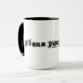 Plena Punk Puerto Rican Art Tasse (Vorderseite Links)