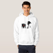 Plena Punk puerto-ricanische Kunst Herren Pullover (Vorne ganz)