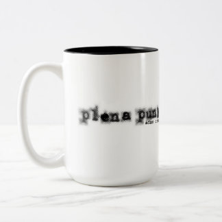 Plena Punk puerto-ricanische Kunst Zweifarbige Tasse