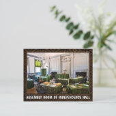 Plenarsaal der Unabhängigkeitskammer Postkarte (Stehend Vorderseite)