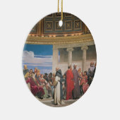 Plenarsaal: Künstler alles Alters, Detail des righ Keramik Ornament (Rechts)