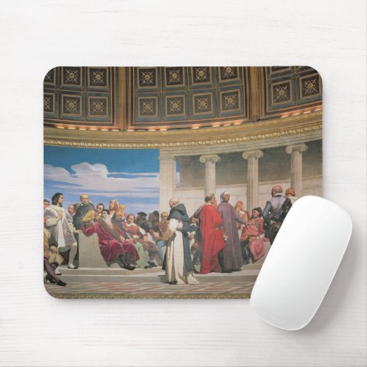 Plenarsaal: Künstler alles Alters, Detail des righ Mousepad (Mit Mouse)