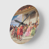 Plenarsaal: Künstler alles Alters, Sonderkommando Runde Wanduhr (Winkel)