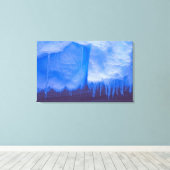 Pleneau Iceberg Friedhof, Antarktis: Blau Leinwanddruck (Insitu (Holzboden))