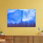 Pleneau Iceberg Friedhof, Antarktis: Blau Leinwanddruck (Insitu (Wohnzimmer))