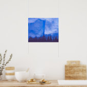 Pleneau Iceberg Friedhof, Antarktis: Blau Poster (Küche)