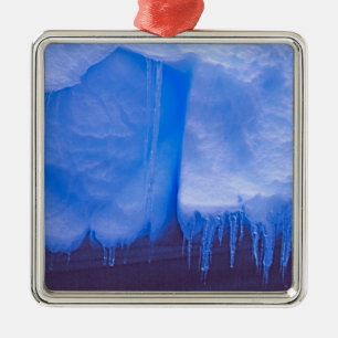 Pleneau Iceberg Friedhof, Antarktis:Blau Silbernes Ornament