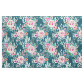 PLENITUDE buntes Boho mit BlumenAquarell Stoff (Fat Quarter (45,7 x 55,9 cm))
