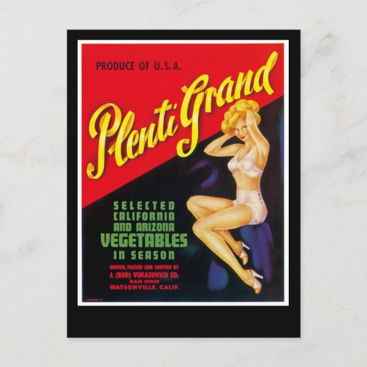 Plenti Grand Postkarte (Vorderseite)