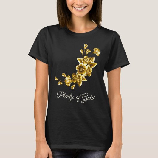 Plenty of Gold Elegant Floral T-Shirt (Vorderseite)