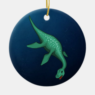 Plesiosaur Keramik Ornament