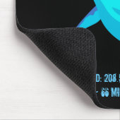 Plesiosaurus Dinosaurier Mousepad (Ecke)