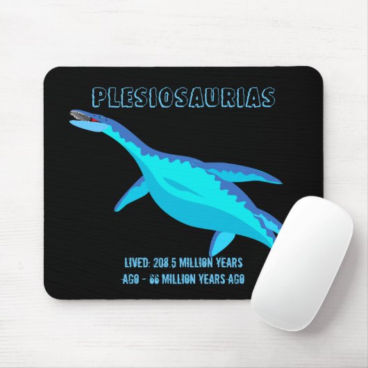 Plesiosaurus Dinosaurier Mousepad (Mit Mouse)