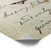 Plesiosaurus dolichodeirus poster (Ecke)