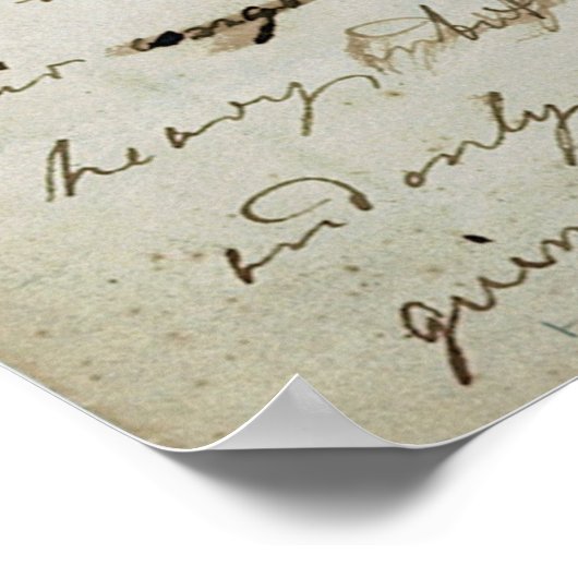 Plesiosaurus dolichodeirus poster (Ecke)