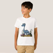 Plesiosaurus scherzt Shirt (Vorne ganz)