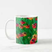 Plethora Red and Orange Heleniums Kaffeetasse (Links)