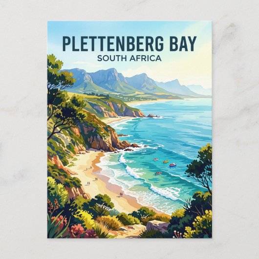 Plettenberg Bay Südafrika Postkarte (Vorderseite)