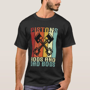 Pleuelstangen und Dad Bods lustiger Mechaniker vin T-Shirt