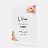 Plexiglas Perspex Akrylglas Hochzeit Acrylschild (Winkel)