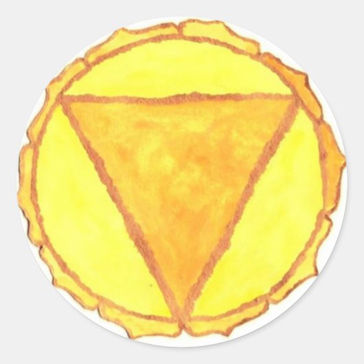 Plexus Chakra Sticker (Vorderseite)