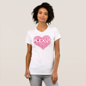 Plexus-Herzbehälter/-t-Shirt Burnout T T-Shirt (Vorne ganz)