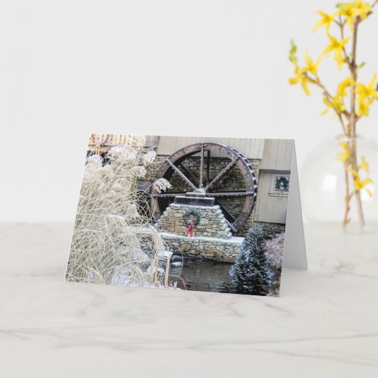 Plimoth Grist Mill in Plymouth, MA Karte (Gelbe Blume)