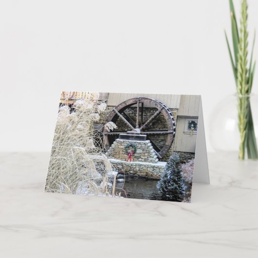 Plimoth Grist Mill in Plymouth, MA Karte (Vorderseite)