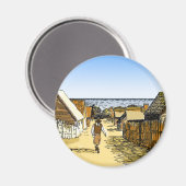 Plimoth Plantation Magnet (Vorderseite/Rückseite)