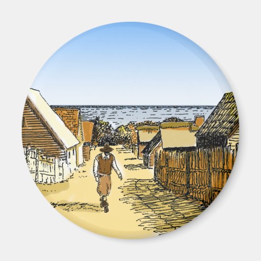 Plimoth Plantation Magnet (Vorne)
