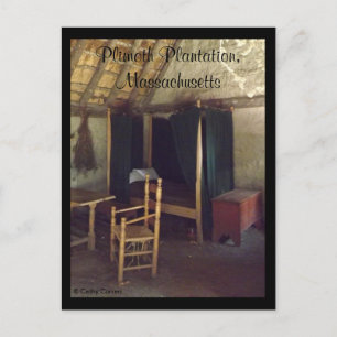 Plimoth Plantation, Massachusetts Postkarte