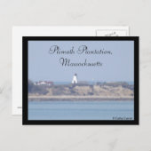 Plimoth Plantation, Massachusetts Postkarte (Vorne/Hinten)