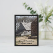 Plimoth Plantation, Massachusetts Postkarte (Stehend Vorderseite)