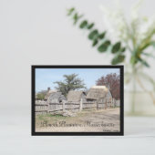 Plimoth Plantation, Massachusetts Postkarte (Stehend Vorderseite)