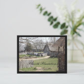 Plimoth Plantation, Massachusetts Postkarte (Stehend Vorderseite)