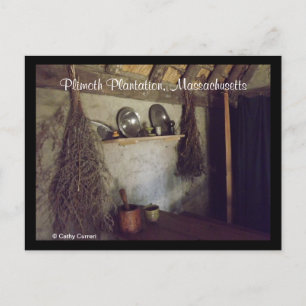 Plimoth Plantation, Massachusetts Postkarte