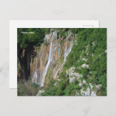 Plitvice Lakes Croatia Feiertagspostkarte (Vorne/Hinten)