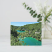 Plitvice Lakes Croatia Feiertagspostkarte (Stehend Vorderseite)