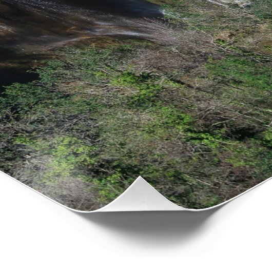 Plitvice Lakes Croatia Poster (Ecke)