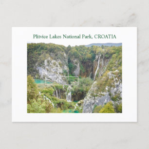 PLITVICE LAKES NATIONAL PARK, CROATIAPostcard Postkarte