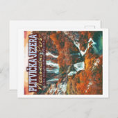 PLITVICE LAKES NATIONAL PARK - KROATIEN POSTKARTE (Vorne/Hinten)