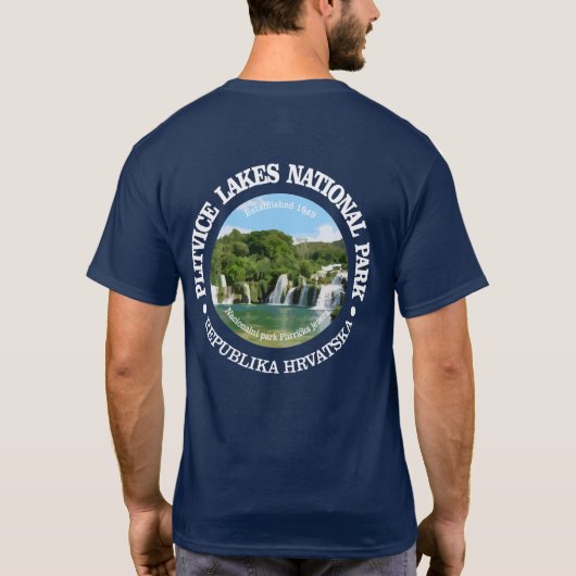 Plitvice Lakes NP T-Shirt (Rückseite)