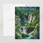 Plitvice Seen Kroatien Postkarte (Vorne/Hinten)