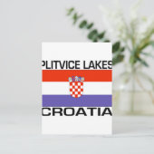 Plitvice Seen, Kroatien Postkarte (Stehend Vorderseite)