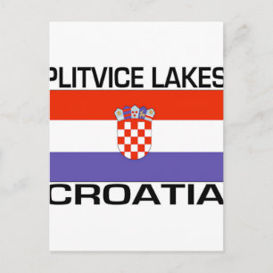 Plitvice Seen, Kroatien Postkarte