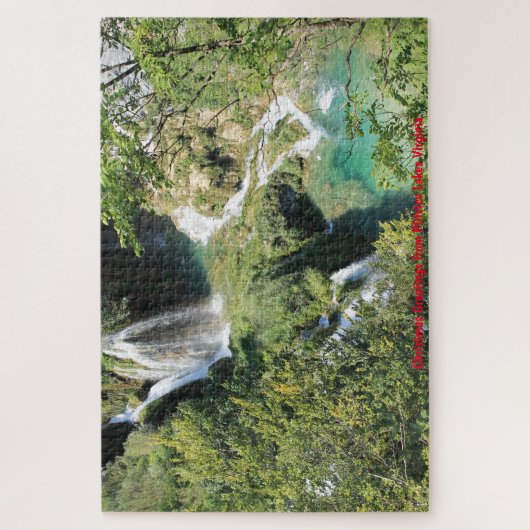Plitvice Seen Virginia. Jigsaw Puzzle (Vertikal)