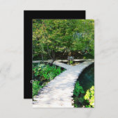 Plitvicer Holzweg, Kroatien Einladung (Vorne/Hinten)